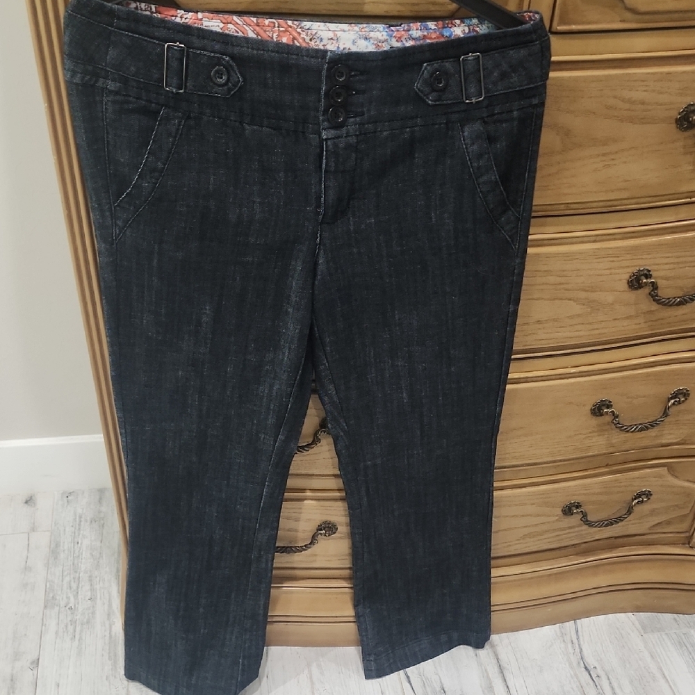Stylish Black Denim Pants